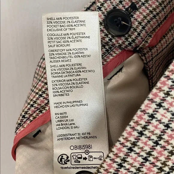 Maeve By Anthropologie The Avery Pleated Wide-Leg Trousers Plaid Edition - Picture 16 of 16